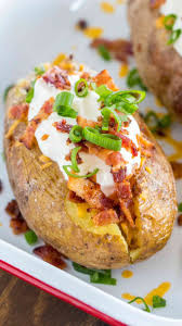 How long does it take to bake a baked potato? Perfect Oven Baked Potatoes Recipe Crispy Roasted Video Sweet And Savory Meals