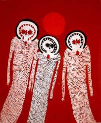 Jack Dale Wandjinas From Iona 90x76 3 5 Aboriginal Art Aboriginal Artists Aboriginal Painting