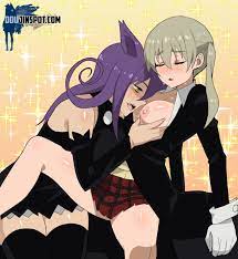 Cyberunique on X: A little yuri action with Soul Eater's Blair and Maka.  #nsfwart #hentai t.cotp9ock6Nle  X