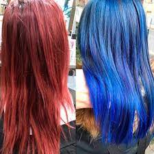 Hair color streaks hair color purple hair dye colors cool hair color colour red hair color ideas brown hair red streaks short hair colour blonde peekaboos. Can You Dye Red Hair Blue Without Bleaching It