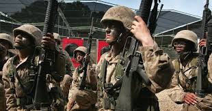 Are there photographers that take pictures at basic training? In A First Women Marines Will Be Training Alongside Men At A Boot Camp