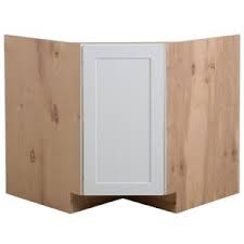 Hampton Bay Cambridge Shaker Ready To Assemble 36x34 5x24 5 In Corner Sink Base Cabinet W 1 Soft Close Door In White Cm3635c Wh The Home Depot Base Cabinets Corner Sink Kitchen Cabinets Home