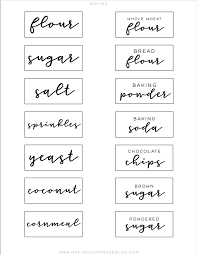 Free Printable Pantry Labels To Organize Your Kitchen Pantry Labels Pantry Labels Printable Free Pantry Labels