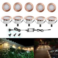 2 x polished chrome outdoor soffit led gu10 recessed downlight spotlight ip65. 10pcs Lot 47mm Copper Warm White Outdoor Garden Yard Terrace Kickboard Recessed Kitchen Led Deck Rail Step Stair Soffit Lights Led Underground Lamps Aliexpress