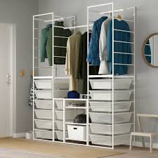 Jonaxel Rahmen Netzdrahtkorbe Kleidersta Bo Weiss Ikea Osterreich Ikea Closet Designs Home Office Closet