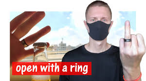 Gently (gently being the key word, otherwise you'll end up wearing beer) lever up the edge of the cap. Learning How To Open A Bottle With A Knife 3 Tiktok Ways Youtube