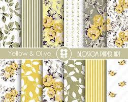 Digital Paper Brown Floral Scrapbooking Digital Papers Brown Digital Paper Scrapbook Paper Handmade Stationery