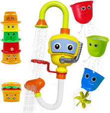 Zhenduo baby bath toys, whale automatic spray water bath toy with led light, induction sprinkler bathtub shower toys for toddlers dwi dowellin bath toys mold free fishing games swimming whales bpa free water table pool bath time bathtub tub toy for toddlers baby kids. Buy Baby Bathtub Bath Toys Toddlers Bathtub Toy Games Shower Bath Baby Toy For 1 2 3 Year Old Boy Girl Gift Toys Set Kid Baby Water Games Toy 16 Months Plus Submarines