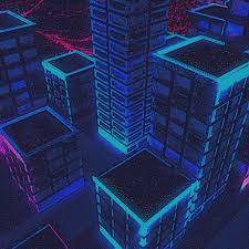 Digital wallpaper of city street, city view during nighttime. Cyberpunk Gif Wallpaper 1920x1080