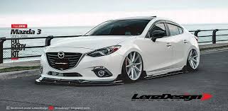 Mazda 3 Bm Axela Lenzdesign Bodykit Spoilers 2013 2014 2015 2016 2017 2018 In 2020 Mazda 3 Hatchback Mazda 3 Mazda