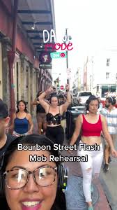 #flashmob #bourbonstreet #nola #neworleans #salsa #bachata #festival
