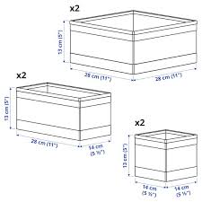 Skubb storage with 6 compartments. Skubb Box 6er Set Weiss Ikea Osterreich
