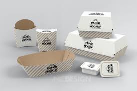 This mockup will go with absolutely any kind of shoe, it's easy to use and a perfect display. Free Paper Takeout Boxes Mockup On Behance