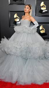 Ariana grande is one of the most heralded stars at the 2020 grammys, coming into the night with five nominations, including album of the year. Ariana Grande S Grammy Dress Basically Broke Twitter And The Reactions Are Priceless Cosmopolitan Middle East