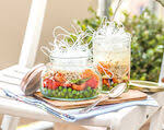 Zwiebeln, ingwer und knoblauch schälen und fein hacken. Tischleindeckdich Die Gesunde Quinoa Hirse Mahlzeit Mit Gemuse