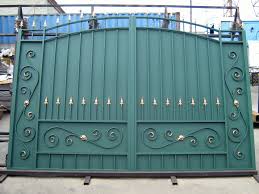 A gate at sissinghurst castle, painted a lively blue. Modern Gate Design For Elegant Home Decoration Ideas Beautiful Green Gate Design Ideas For Modern House Decor Iron Gate Design Gate Design Door Gate Design