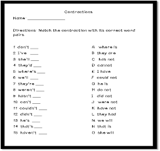 Oodles Of Teaching Fun Zebra Themed Binder Freebie School Worksheets Contraction Worksheet Kids Worksheets Printables