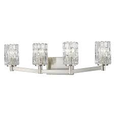 A stunning addition to any contemporary bath, it features an elegant brushed nickel finish and white glass shades. Gold Flamingo Samson 4 Light Dimmable Vanity Light Reviews Wayfair
