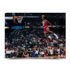 Michael jeffrey jordan, born february 17th, 1963, was the third son of james and delores jordan. Michael Jordan Autographed 1988 Slam Dunk Photo 30 X 40