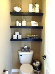 A height of 2 feet above your toilet is the perfect distance. Diy Bathroom Shelves Above Toilet Trendecors