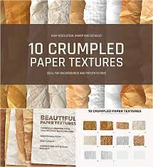 Photo textures kraft paper, linen and even paper with wood texture. Crumpled Paper Textures Free Download