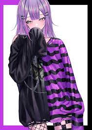 Many female anime characters have had purple hair of all shades, and despite having this trait in common, each character is very memorable. Pin On Virtual Youtubers