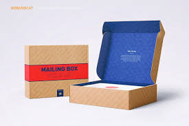 Shipping Mailing Box Mock Up Box Mockup Packaging Design Ecommerce Packaging