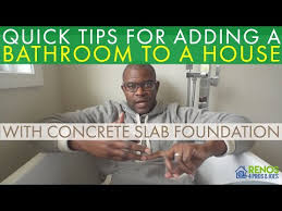 But before you decide, here are some things you should first take into consideration. Ideas For Adding A Bathroom To A House With Concrete Slab Foundation Youtube