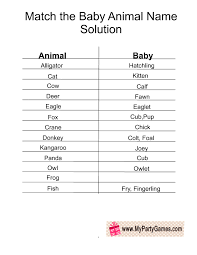 Gravity, pilot inspektor, fuschia, and more. Free Printable Match The Baby Animal Name Game