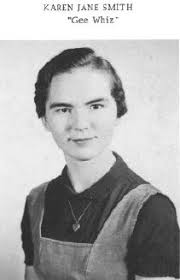 MY HGA RESEARCH: Fri., April 27, 1956, Lexington Herald-Leader 1. HGA  Senior Play 2. Karen Jane Smith, a senior, won HGA essay contest. I added a  photo of her. 3. Former, well-known