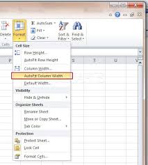 Under cell size, click row height. How To Auto Fit Column Width In Excel 2010 Excel Column Microsoft Excel