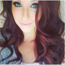 I So Did This Hair Color For Fall Still Getting Use To It But Love How It Makes My Blue Eyes Pop Hair Styles Hair Color Burgundy Burgundy Hair