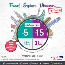 For college and university students, please refer below criteria and supporting. Rapidkl Mycity Pass Offers Unlimited Brt Lrt Mrt Monorail Rides For Rm5 Day