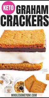 Sugar Free Keto Graham Crackers Recipe Gluten Free Low Carb Recipes Dessert Graham Cracker Recipes Keto Dessert Recipes