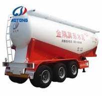 33 Cbm Bulk Silo tank Truck Trailers Transport 3 Axle Cement Carrier  Trailer Tanker Trailer Truck