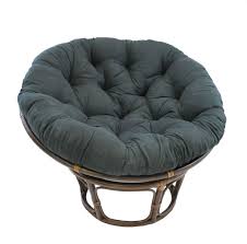 Made of soft polyester fill with a cotton and polyester cover, this 52 large papasan cushion is designed for maximum comfort and durability. Papasan Cushion Chair Round Cushions Cover Microsuede Student Dorm Free Shipping Home Garden Furniture Home Garden