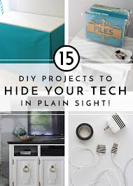To install, you first simply need to remove the top two screws on the metal cover, align the holes with the cabinet's brackets, and attach the cabinet. 15 Diy Projects To Hide Your Tech In Plain Sight Tips Forrent
