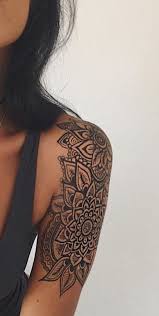 Pin By Emily Watkins On Tattoos Tribal Shoulder Tattoos Shoulder Tattoos For Women Sleeve Tattoos For Women