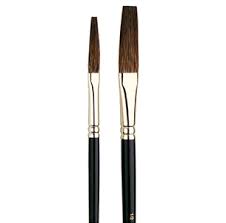 Vintage grumbacher camel hair taper point round brush long handle rare nos. Camel Hair Brushes Camel Hair Paint Brushes Solo Horton Brushes
