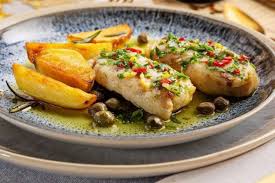 Peixe Assado Com Batatas E Ervas Receita Rende Almoco Leve E Gostoso