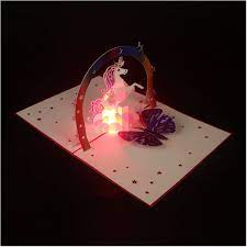 Maybe you would like to learn more about one of these? Buy Popvip Unicorn Pop Up Kad Kad Hari Lahir Kad 3d Lampu Buatan Tangan Kad Ucapan Muzik Untuk Hari Lahir Sampul Surat Termasuk Online In Malaysia B07c2fwh77