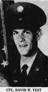 Corp David Wayne Vest (1943-1967)