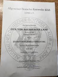 Health results of enzo vom arenberger land. Eick Vom Arenberger Land Hat Am Rottweiler Vom Arenberger Land Facebook