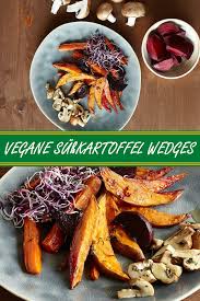 Vegane Susskartoffel Wedges Mit Buntem Gemuse Knorr De Rezept Rezepte Lebensmittel Essen Vegane