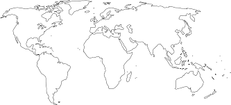 Empty World Map Printable Open - High Resolution Printable Blank World Map | Full Size Png Download |  Seekpng