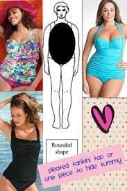 Rounded Body Shape Bikinis