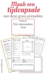 Een Tijdcapsule Maken Crea Cross 6 Tijdcapsule Tijdcapsule Kinderen Activiteiten Voor Kinderen