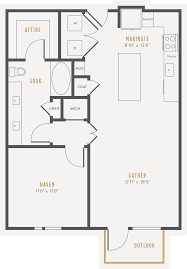 One Bedroom One Bath Kitchen Kitchen Pantry Living Dinning Room Laundry Room One Closet And Patio