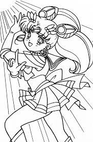 Sailor Mini Moon Sailor Moon Coloring Books
