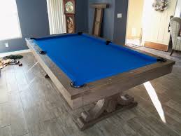 Our Atlantis Pool Table With Custom Blue Felt Atlantis Pool Tables Have A Conversion Top To Use As A Dining Table Atlantis Pools Billiard Factory Pool Table